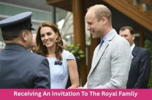 Kate Middleton Receiving An Invitation To The Royal Family